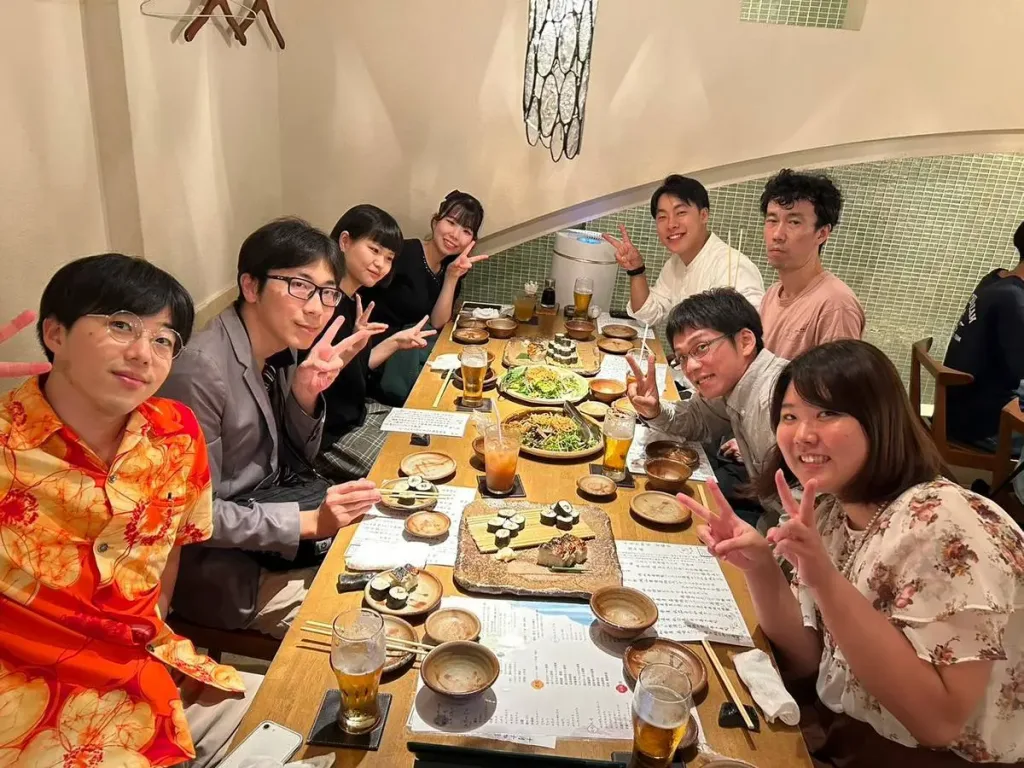 吹奏楽団晴吹飲み会の様子
