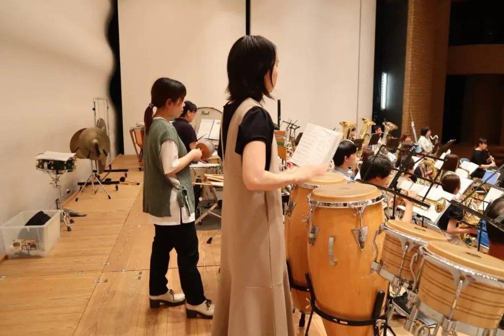 吹奏楽団晴吹飲み会の様子