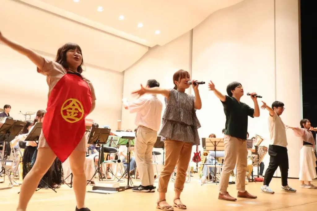 吹奏楽団晴吹の練習風景