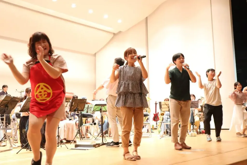 吹奏楽団晴吹の練習風景