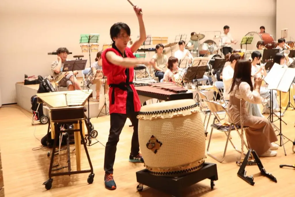 吹奏楽団晴吹の練習風景