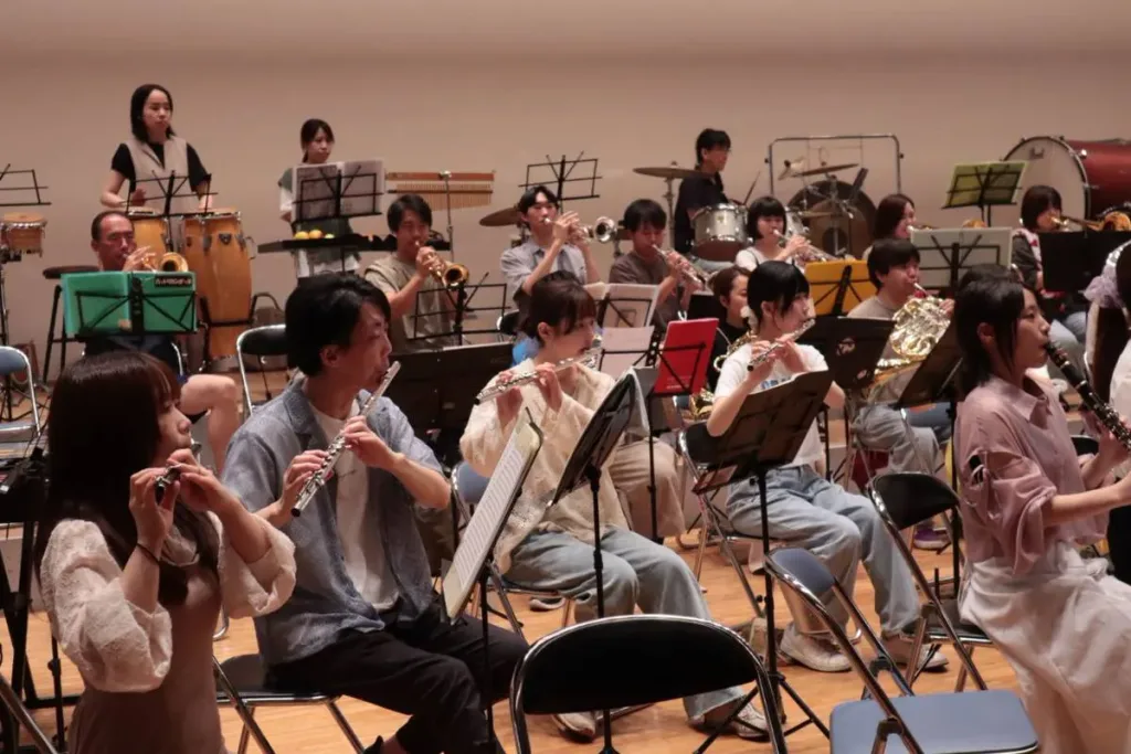 吹奏楽団 晴吹の練習