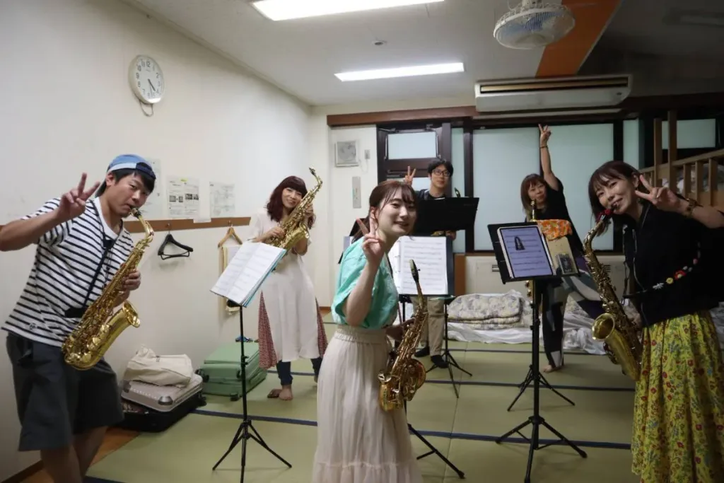 吹奏楽団晴吹の練習風景