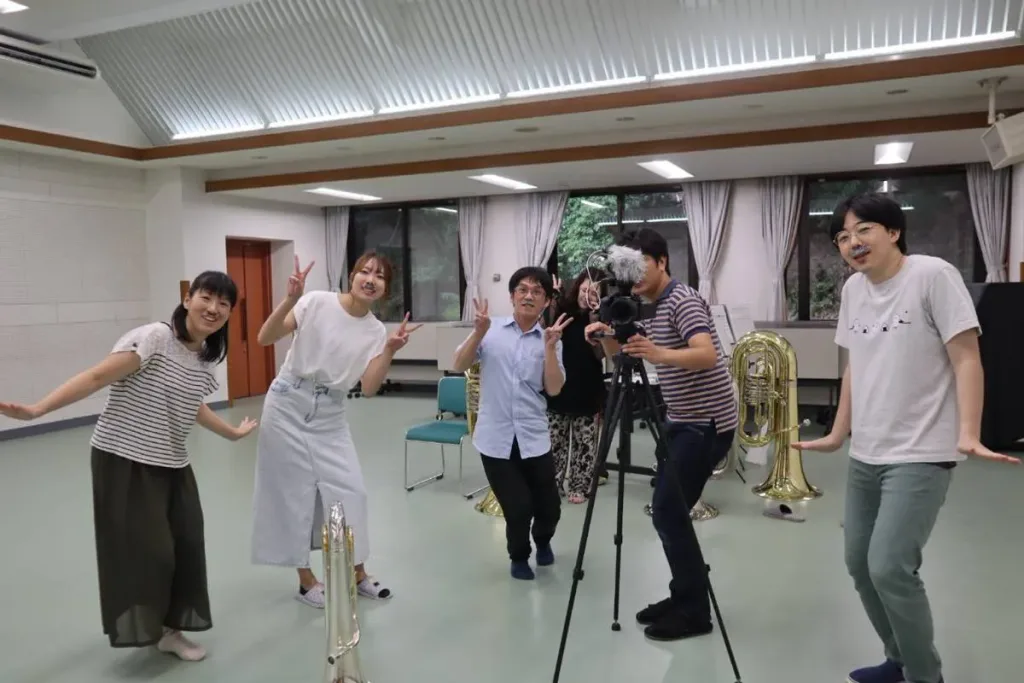 吹奏楽団晴吹の練習風景