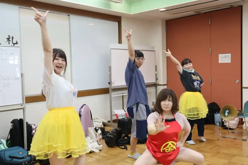 吹奏楽団晴吹の練習風景