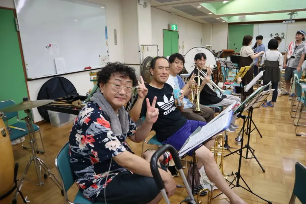 吹奏楽団晴吹の練習風景
