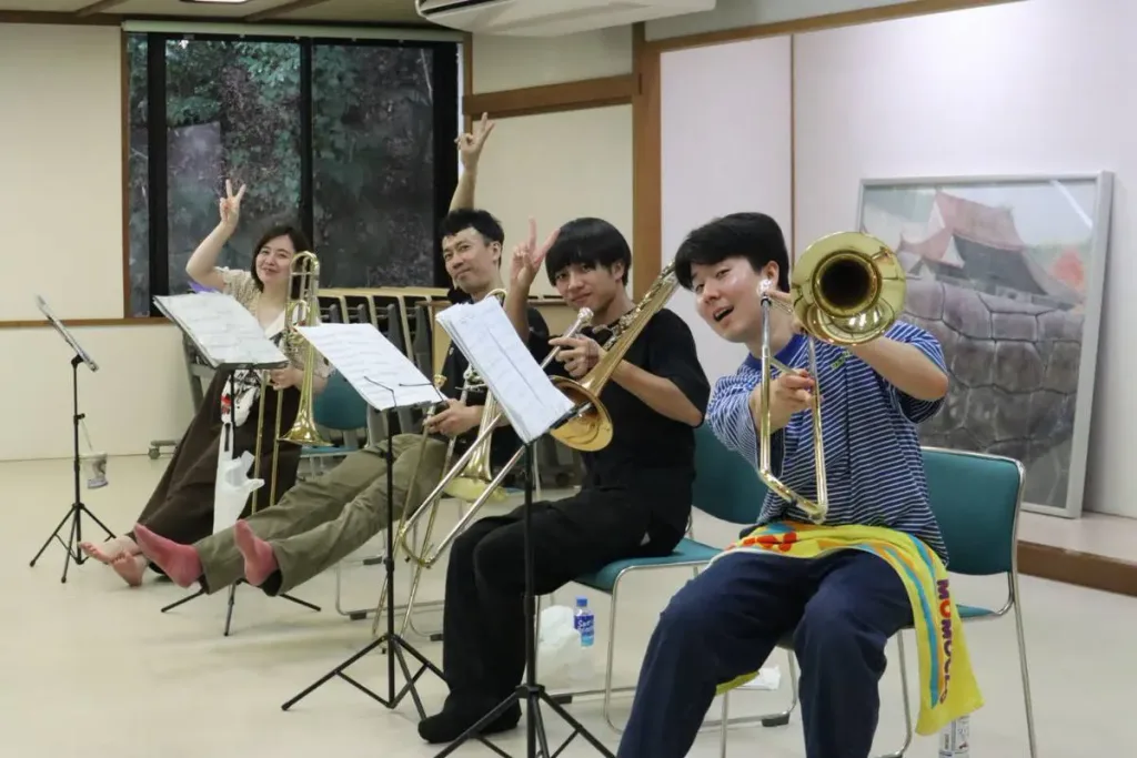 吹奏楽団晴吹の練習風景