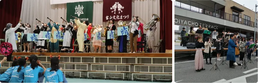 定期演奏会・地域イベント・依頼演奏